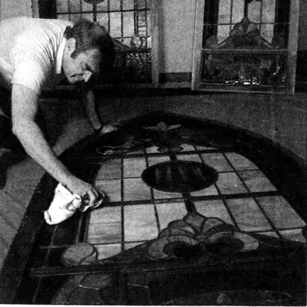 Stained glass restoration