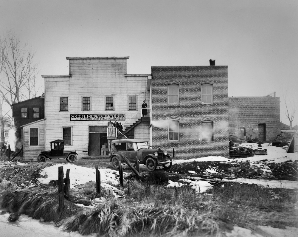 Expanded soap factory, 1921