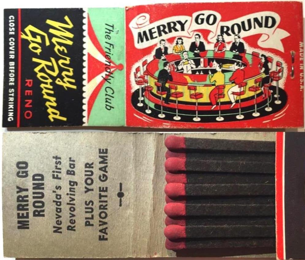 Merry Go Round matchbook