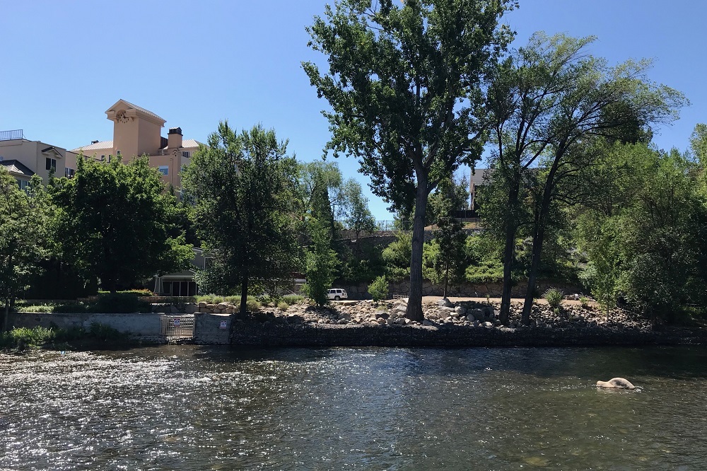 View from across the Truckee