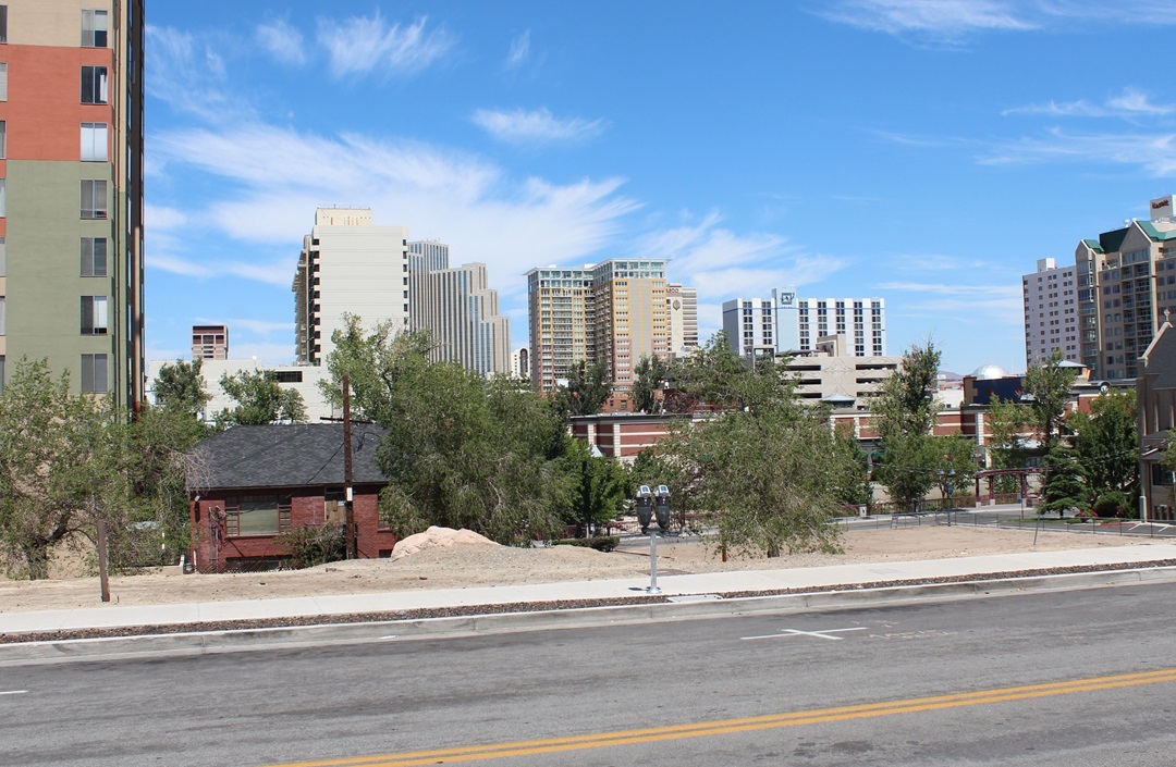 The former site of the Wingfield House in 2014