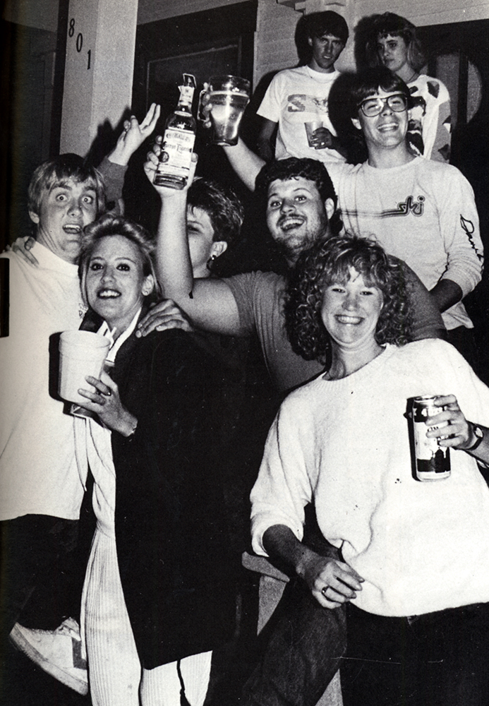 Fraternity party at 801 N. Lake St.