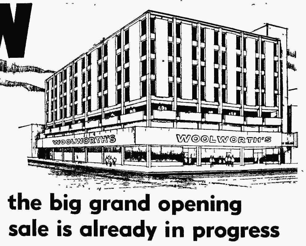 Woolworth's grand opening ad, 1965