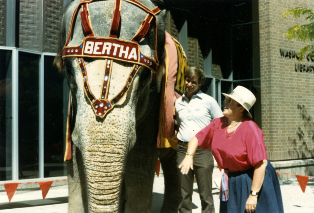 Visit from Bertha, 1986