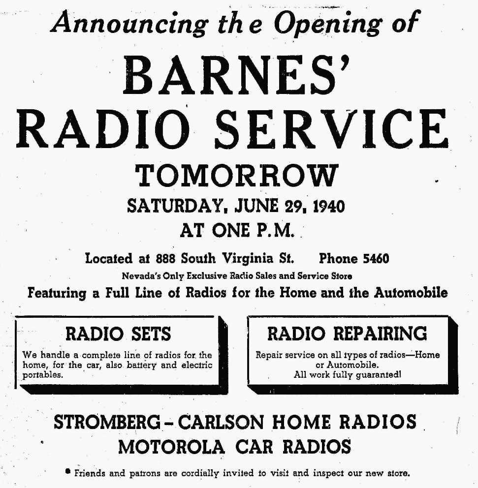 Grand opening, 1940