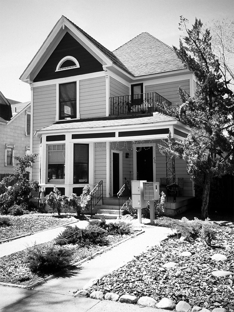 Front view, 839 N. Center