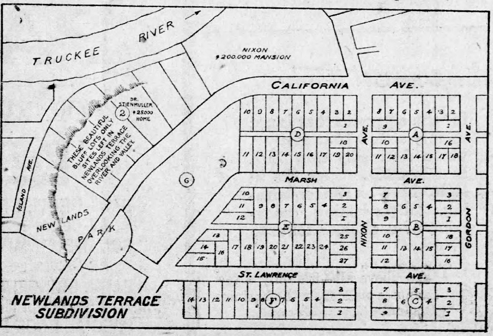 Newlands Terrace ad