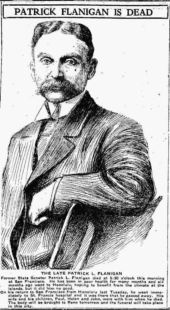 Flanigan's death, 1920