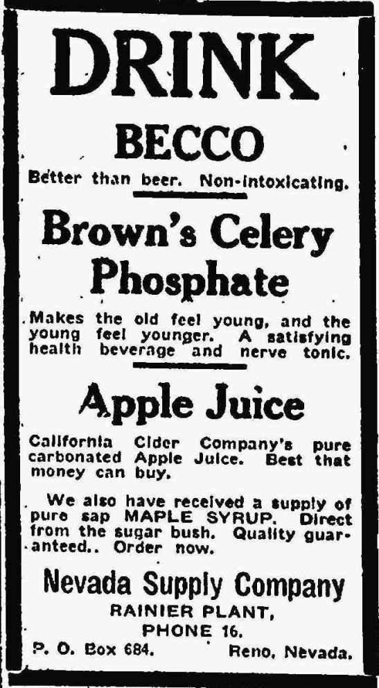 No more intoxicants, 1919
