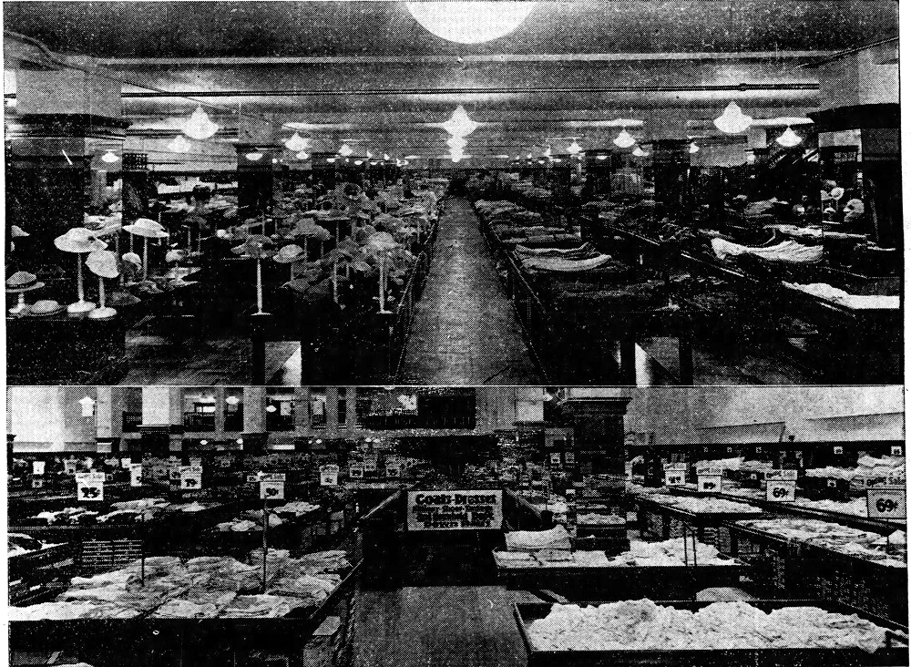 National Dollar Store interior, 1936