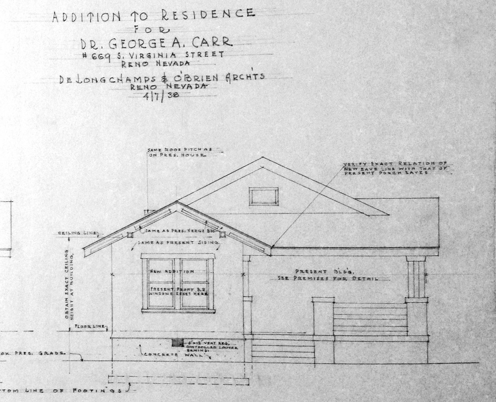 1938 Architectural Elevation