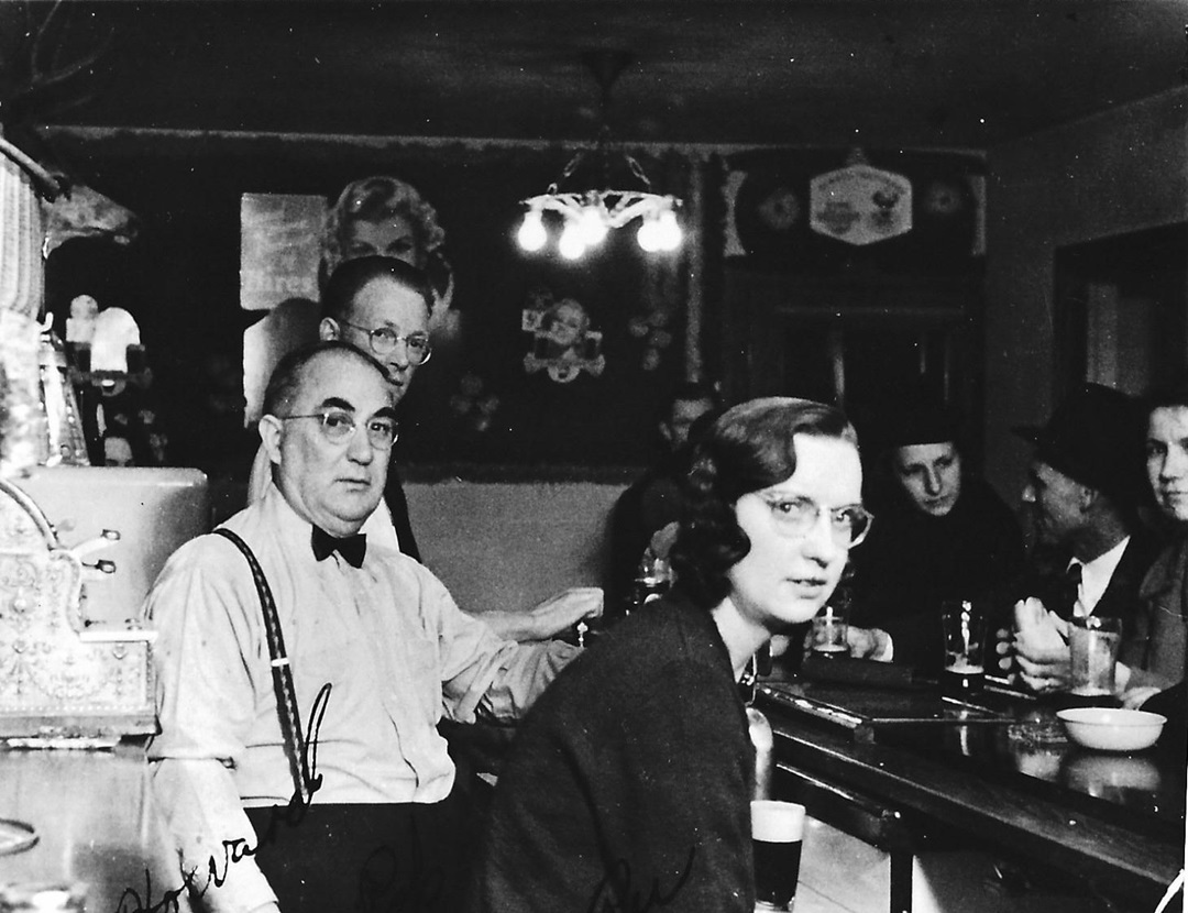 Blake and Ruth Aubrey inside Aubrey's Grocery