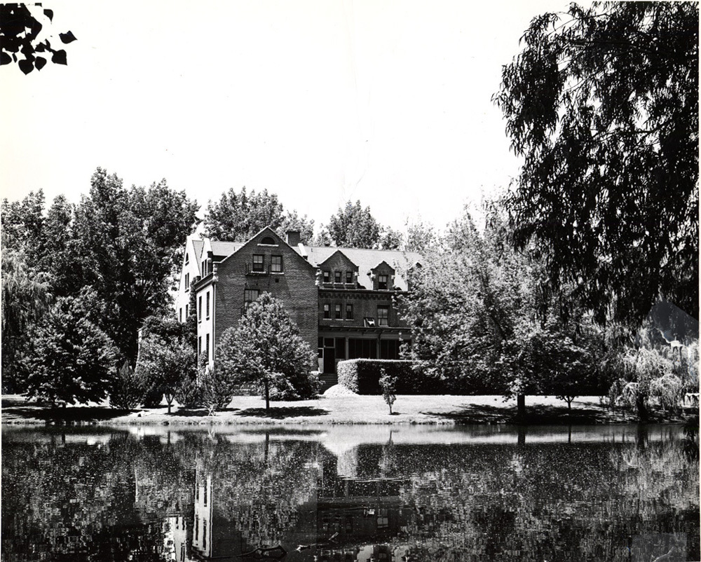 A peaceful sixties scene
