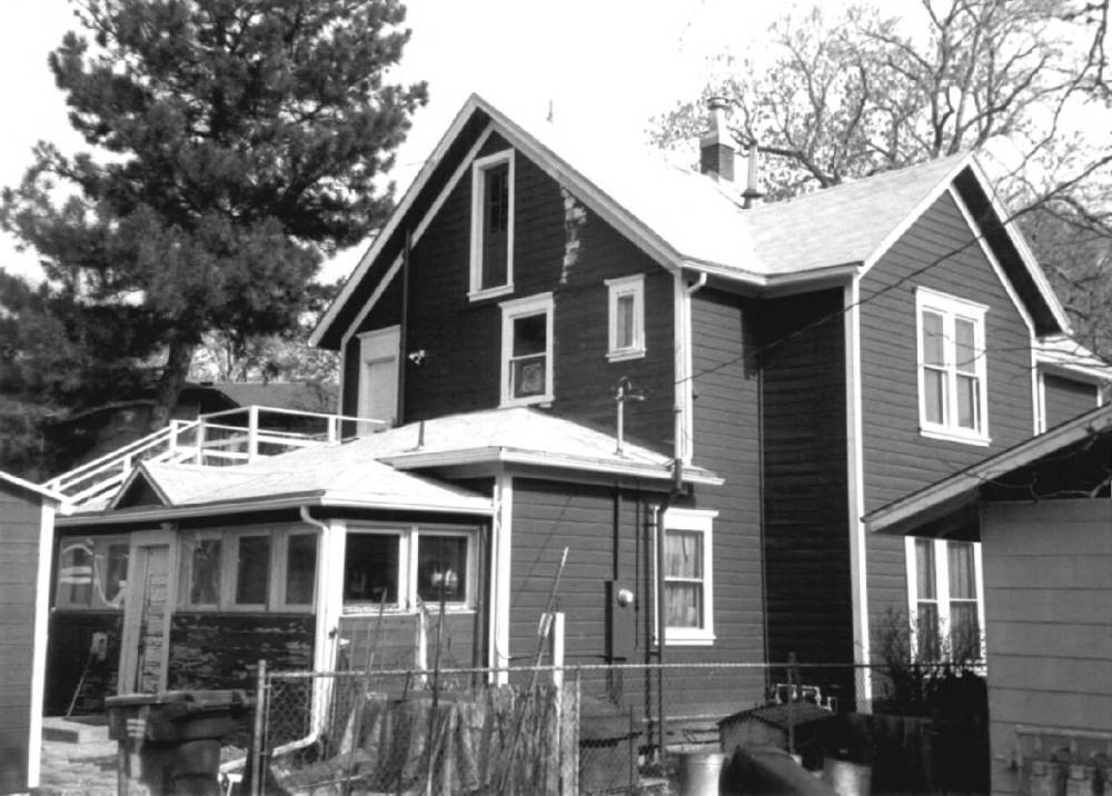 Rear/south elevation, facing northwest