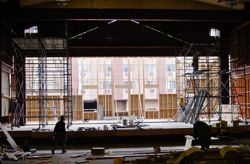 New stage, ca. 2002