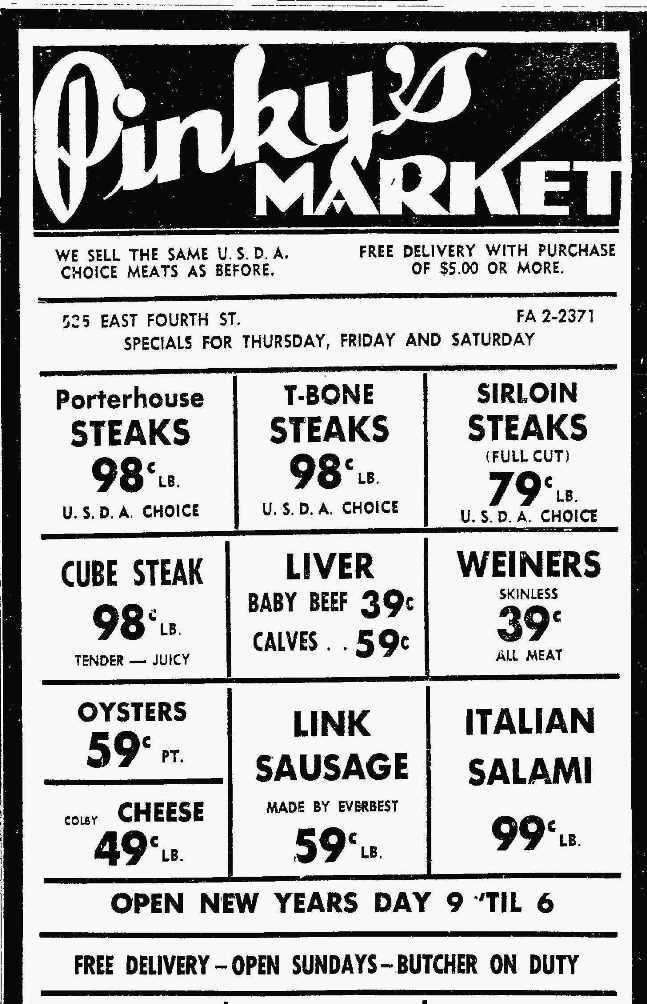 Butcher's specials