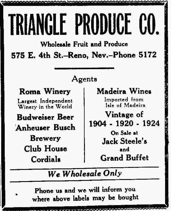 Triangle Produce ad