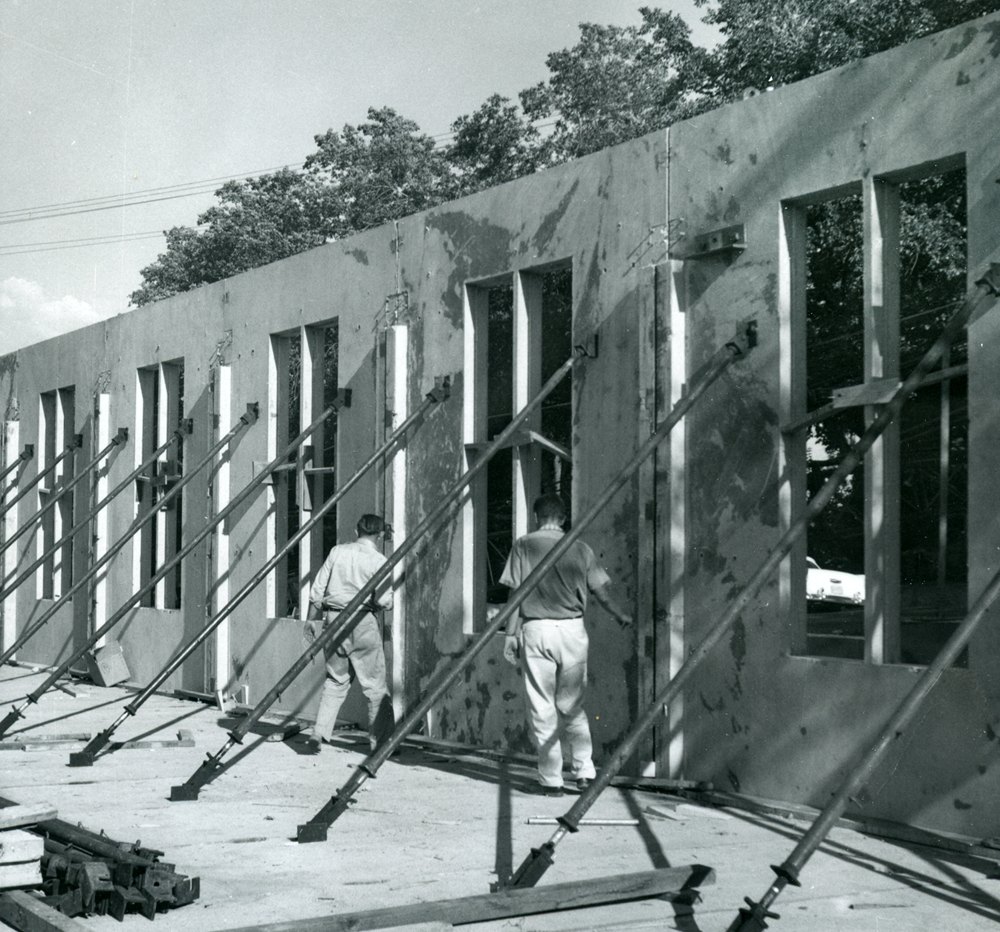 Parish House construction
