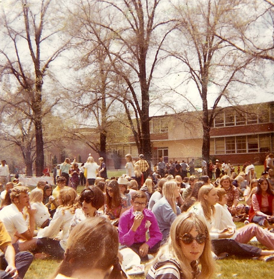 Students on the Quad, 1971