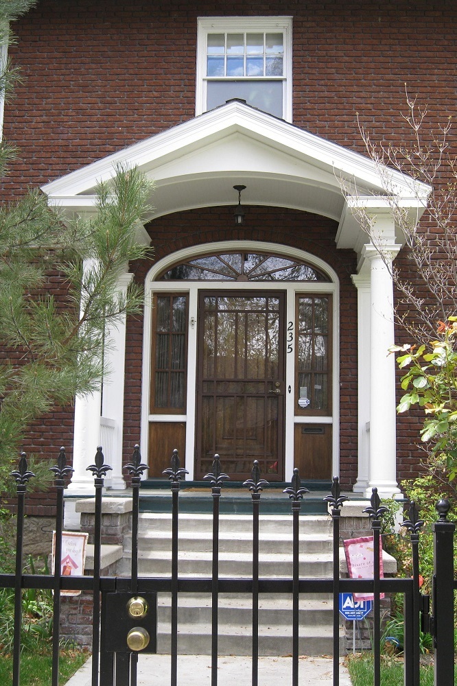 An ornamented entry