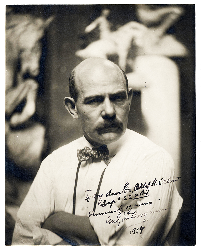 Sculptor Gutzon Borglum