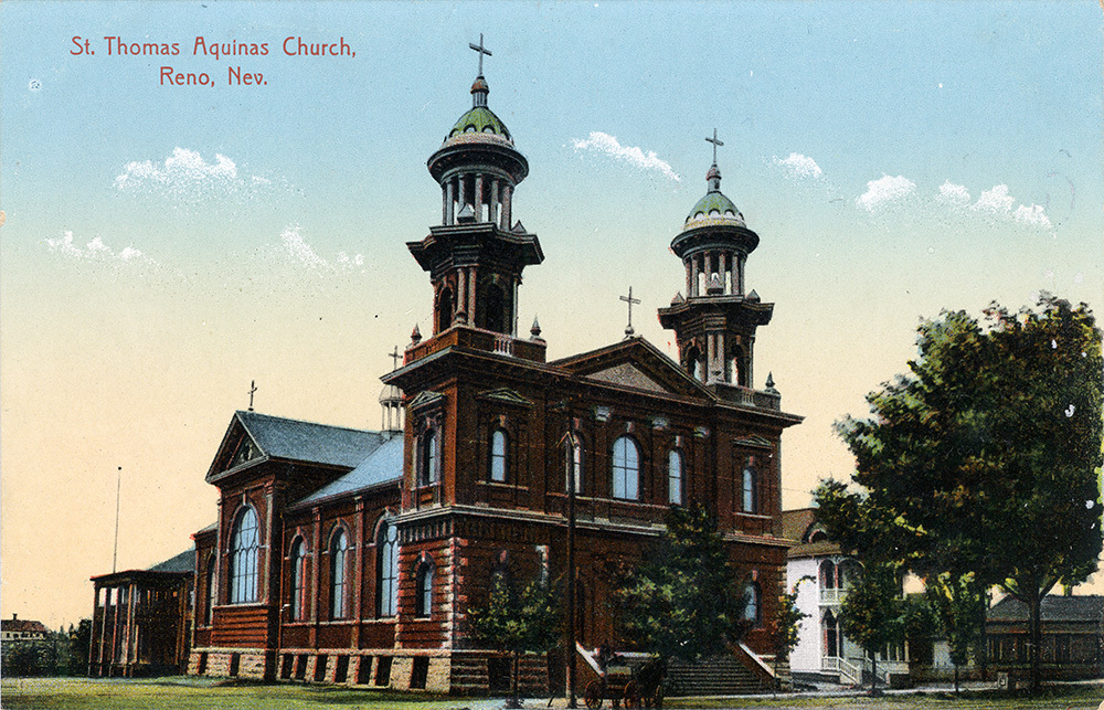 Postcard of St. Thomas Aquinas Church