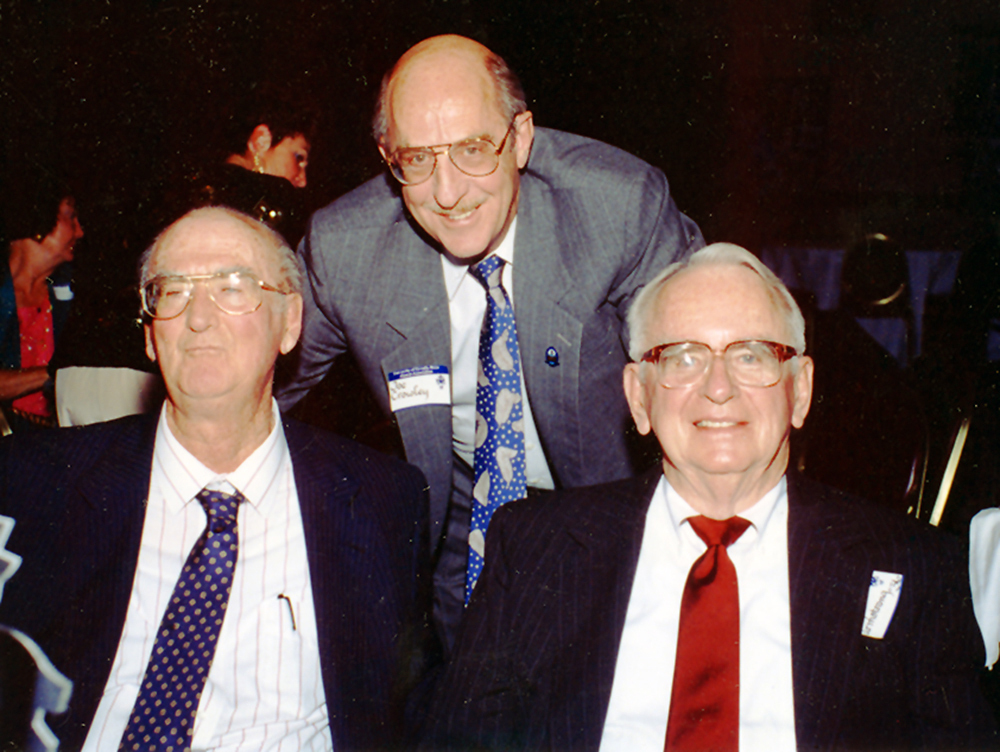 Ray Armstrong (right), Alumnus of the Year, 1992