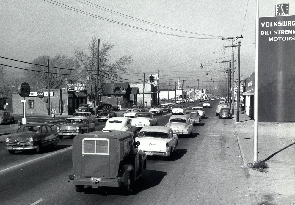 Street view ca. 1957