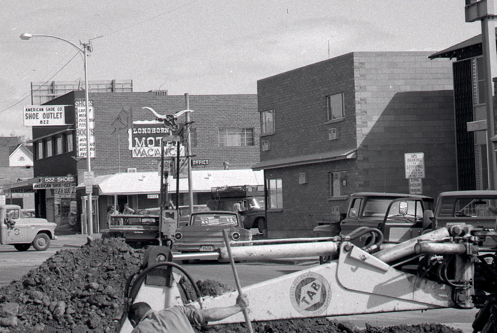 Road construction, 1965