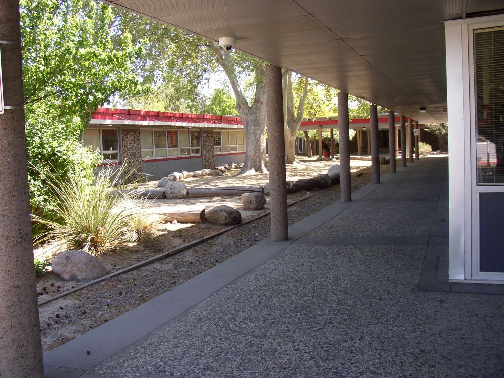 Gardens and walkways
