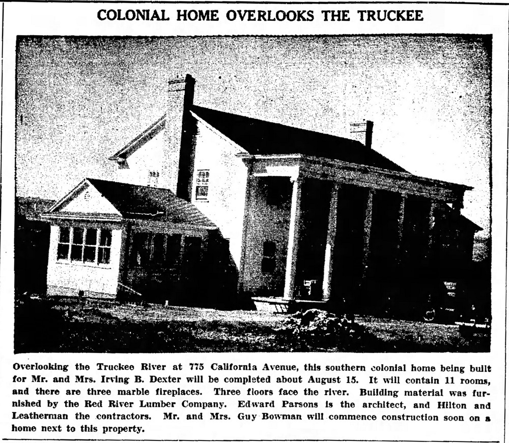 Dexter House under construction
