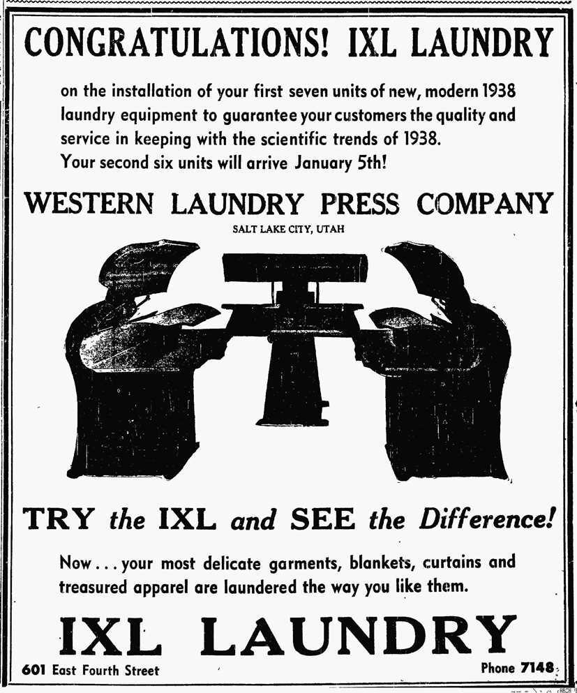 New, Modern Laundry Equipment