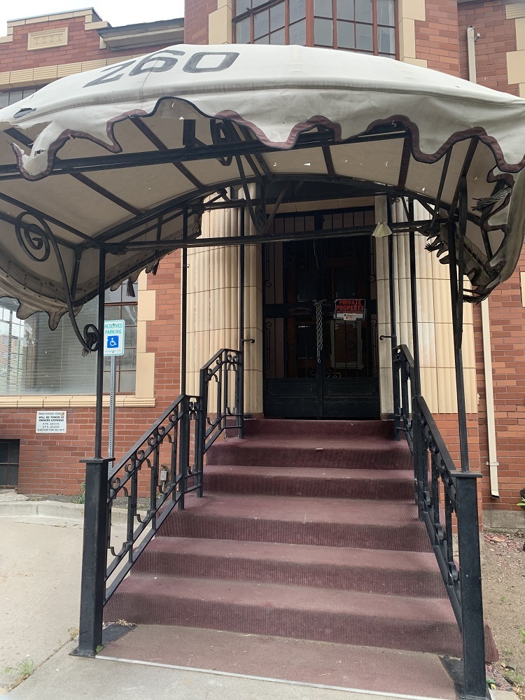 Covered entrance