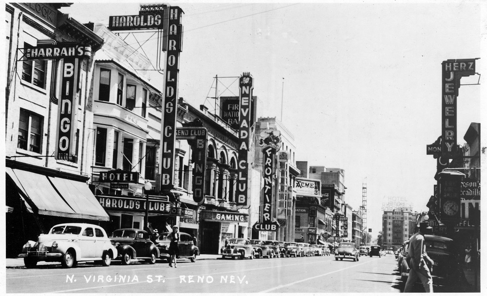 Virginia Street in 1945