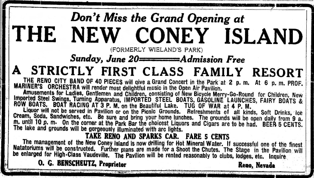 Grand Opening, 1909