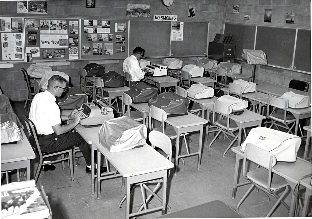 Typing class, ca. 1960