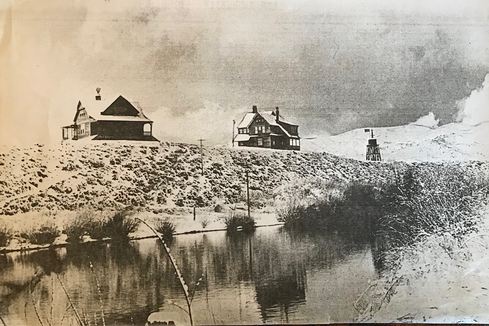 Newlands houses on the bluff