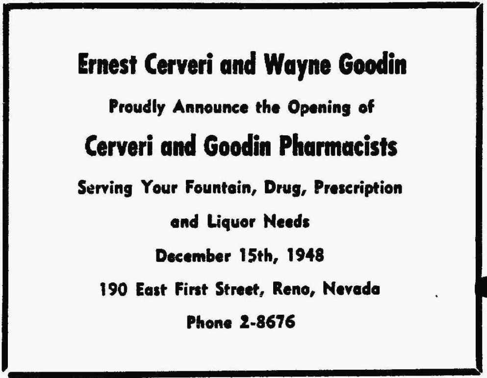 Cerveri & Goodin's