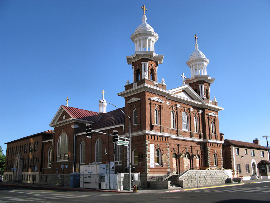 Cathedral, school, and parish hall