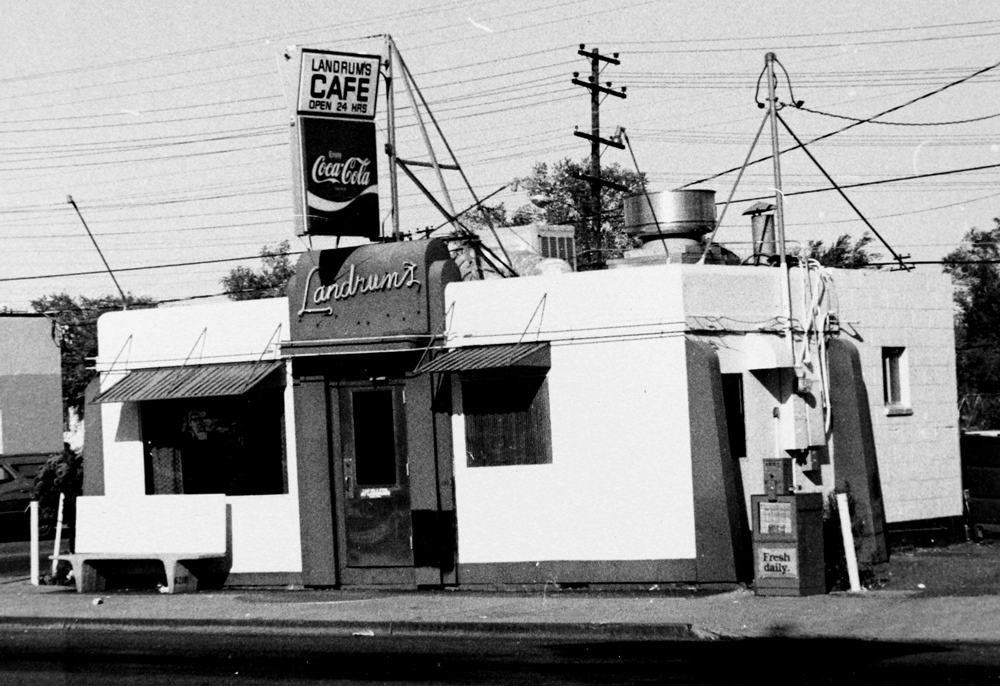Landrum's Diner in 1986