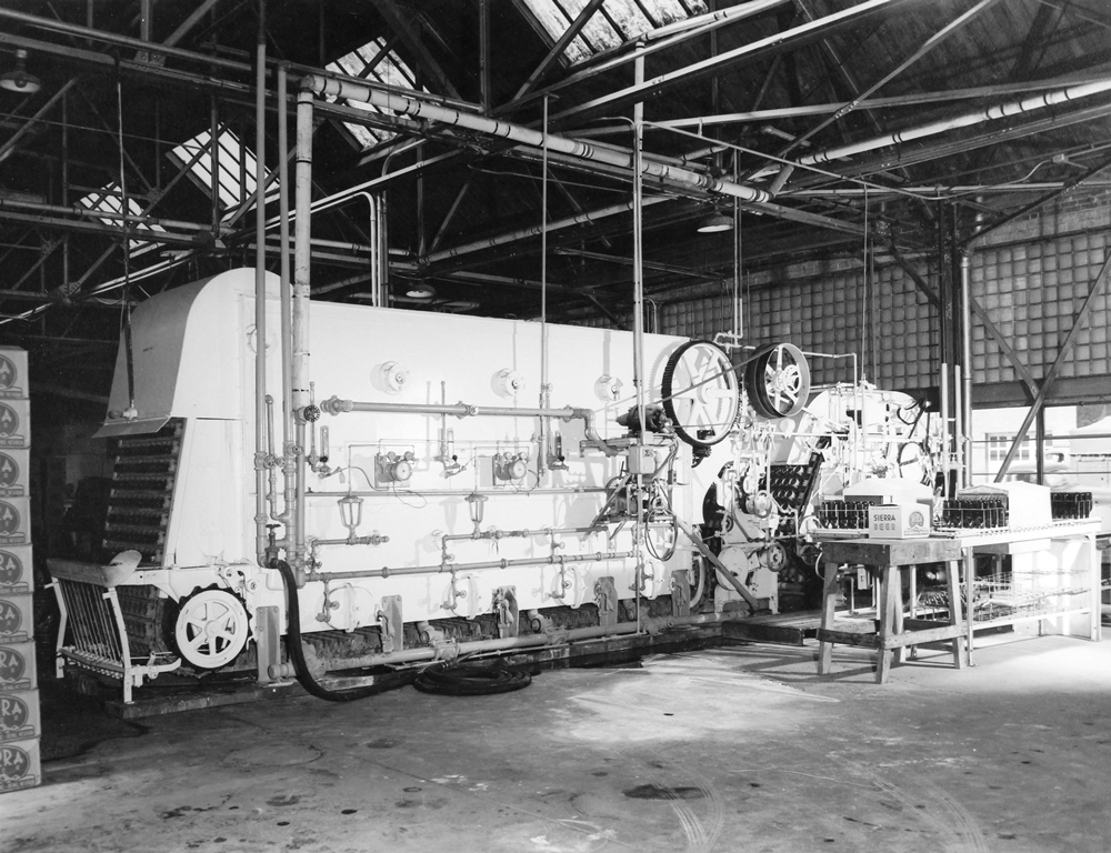 Bottle washing equipment, 1950s