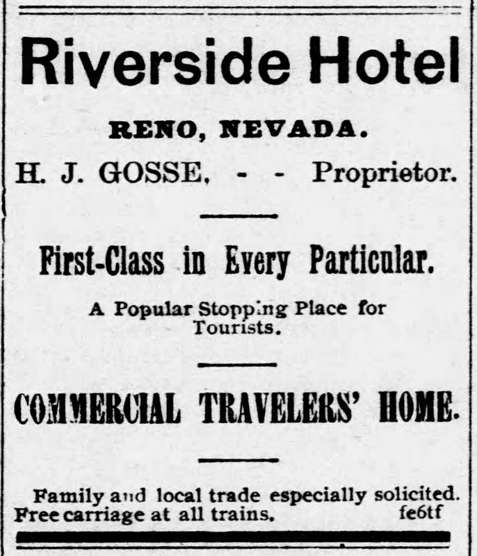 New proprietor, Riverside Hotel