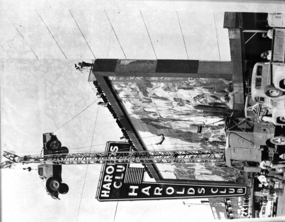 Harolds Club construction