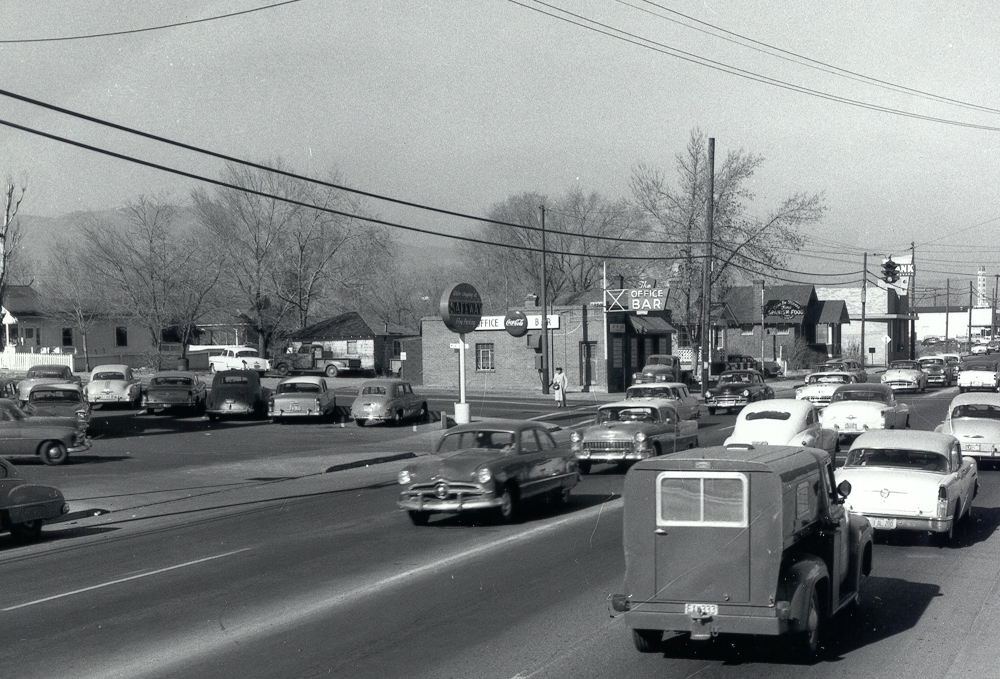 South Virginia Street at mid-century