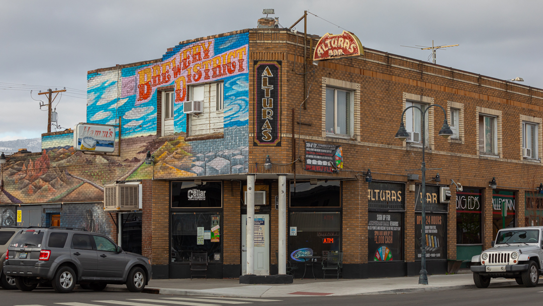 The Alturas Bar at the corner of East 4th and Quincy Streets