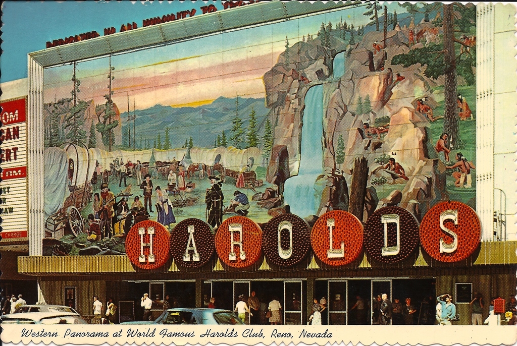 Harolds Club mural