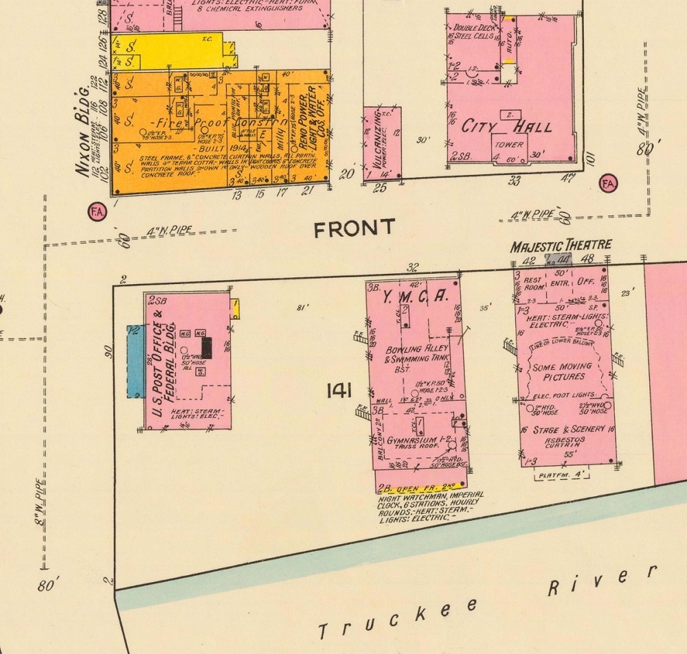 1918 Reno Sanborn Map