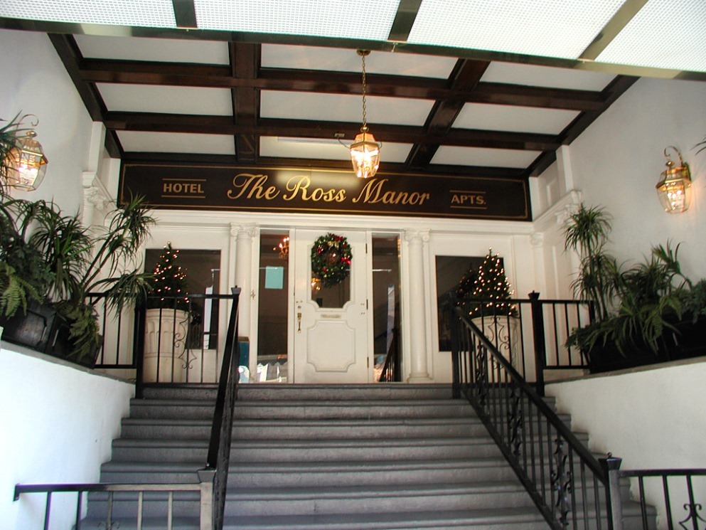 The Colonial Apartments became Ross Manor